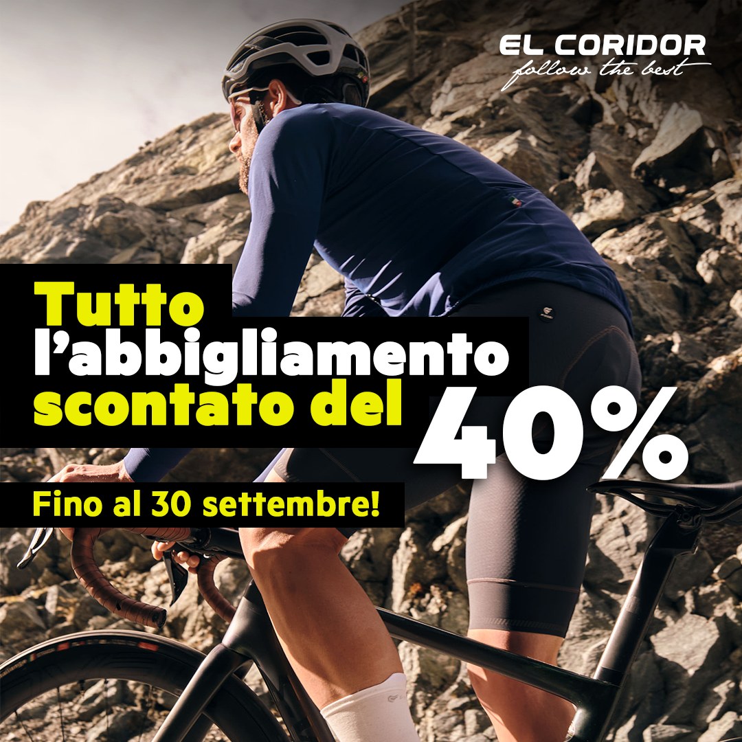 🗓️ Conto alla Rovescia! Risparmia il 40% su Castelli e Pissei Prima che Finisca Settembre! 🚴‍♀️👚