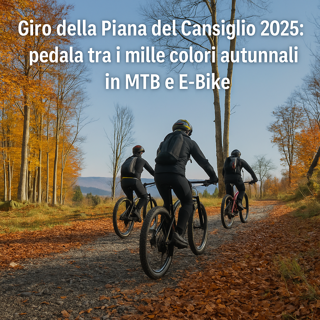 Giro della Piana del Cansiglio 2025: pedala tra i mille colori autunnali in MTB e E-Bike
