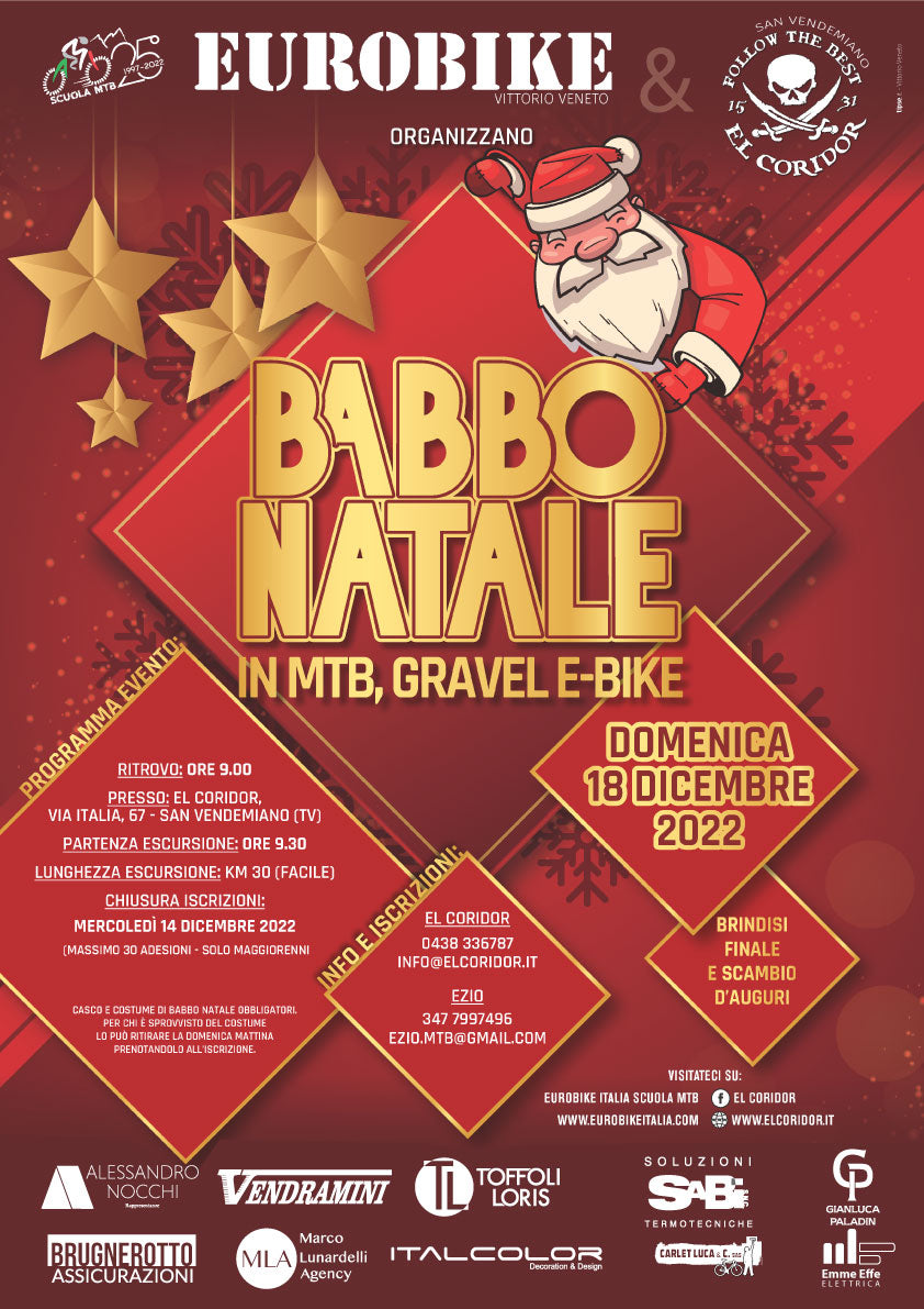 BABBO NATALE in Mtb, Gravel E-Bike