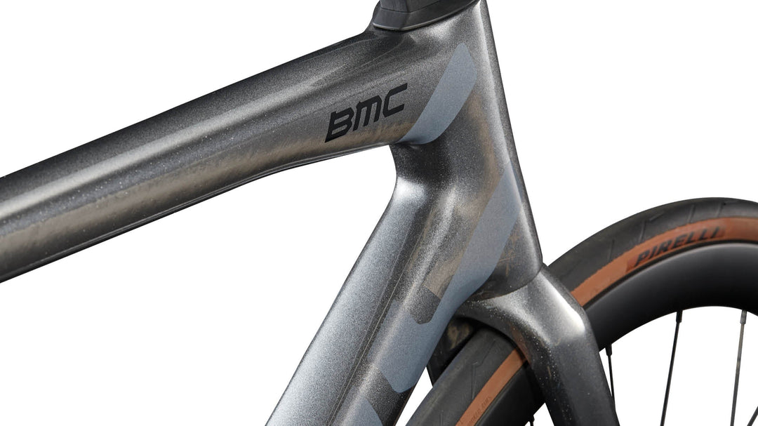 BMC Teammachine SLR 01 THREE Silver Carbon / Carbon — vista 5